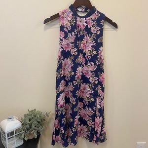 En Creme Floral Dress